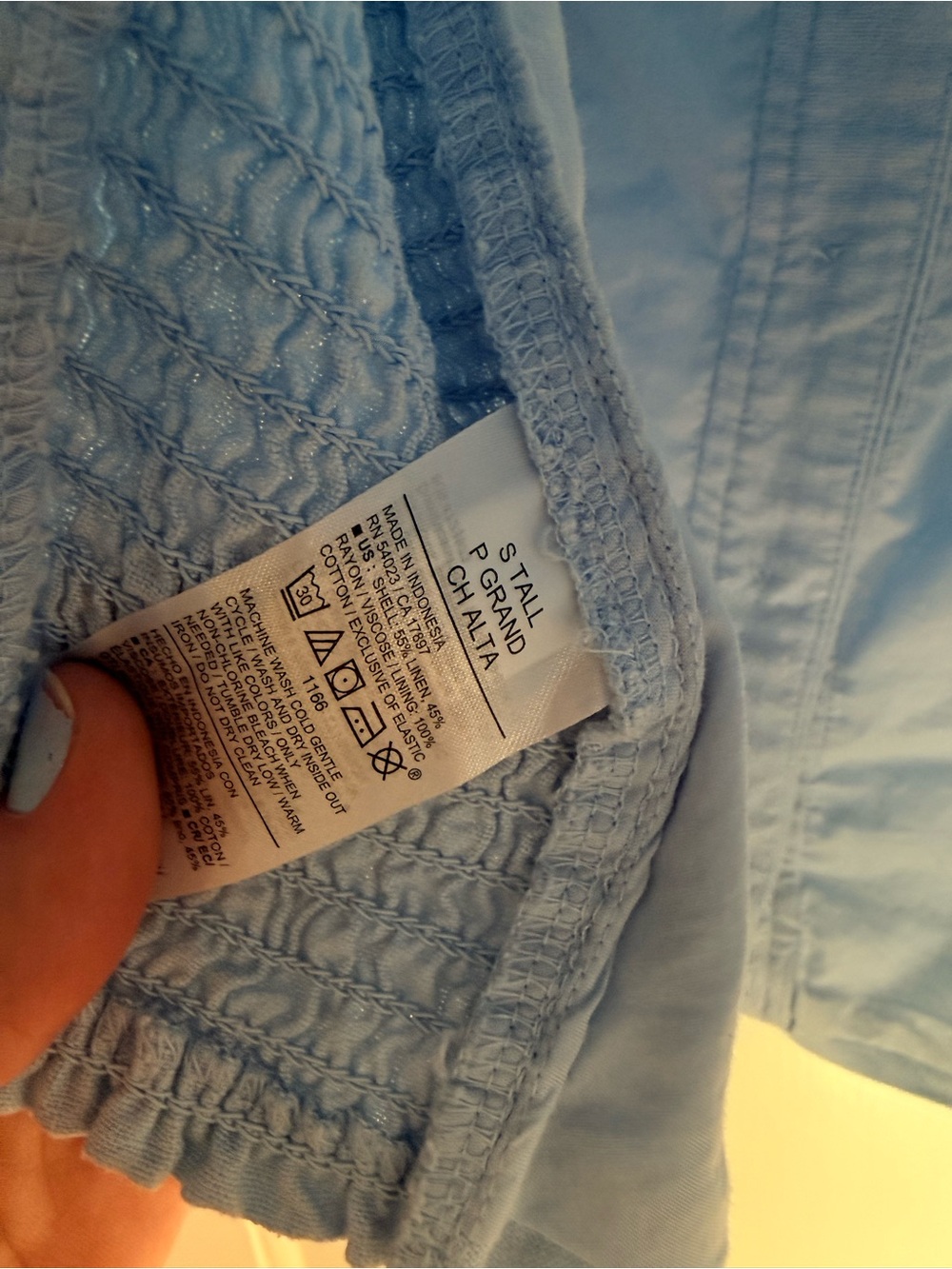 Linen blend top - Picture 6 of 6